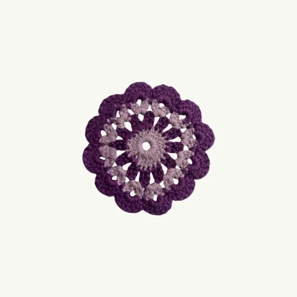 Round Crochet Coaster - Image 3