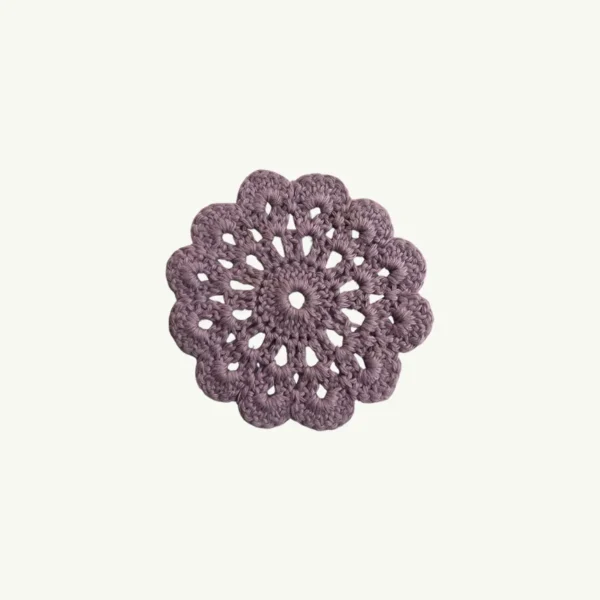 Round Crochet Coaster - Image 4
