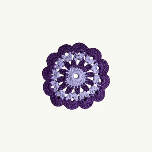 Round Crochet Coaster - Image 5