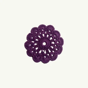 Round Crochet Coaster