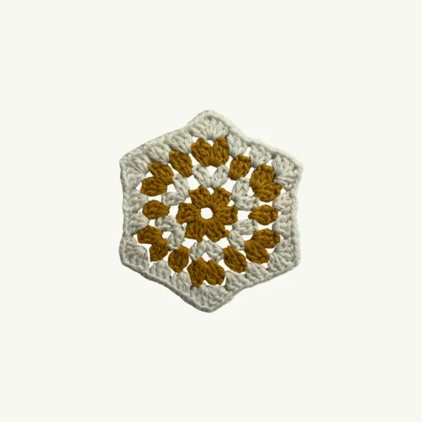 Hexagon Crochet Coaster